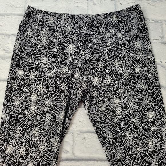 Halloween Goth Spiderweb Leggings size L/XL - Picture 9 of 11